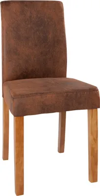 Produktbild von Edler Esszimmerstuhl Kolonialstil GENUA whisky - braun Esszimmer Stuhl Konferenzstuhl Vintage Look Beine aus Sheesham Massivholz
