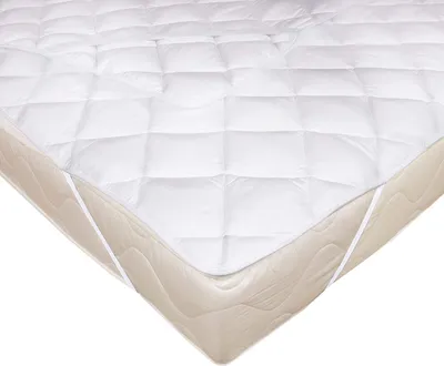 Zdjęcie produktu dla Zollner ochraniacz na materac nawierzchniowy 90x200 cm (więcej dostępnych), elastyczny, biały
