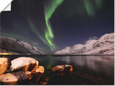 Produktbild von ARTland Poster Nordlicht Norwegen II Größe: 40x30 cm
