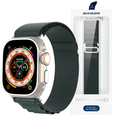 Produktbild von DUX DUCIS GS Nylon Armband passend für Apple Watch 42 / 44 / 45 / 49 mm grün