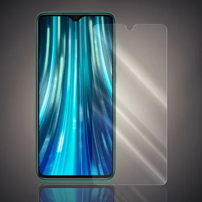 Produktbild von Numerva Panzerglas Displayschutzfolie für Xiaomi Redmi Note 8 Pro – Echt Glas, Transparent, 9H Härte, 0.3mm dick, blasenfreie Anbringung, rückstandslose Entfernung, kantenfrei bei gewölbten Displays