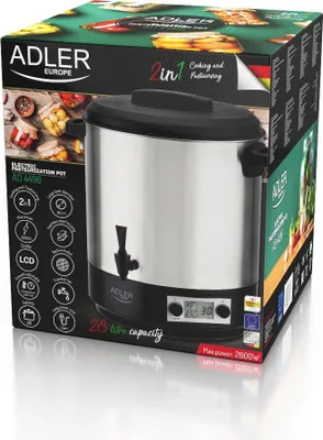 Image de Pot de pasteurisation électrique ADLER AD 4496