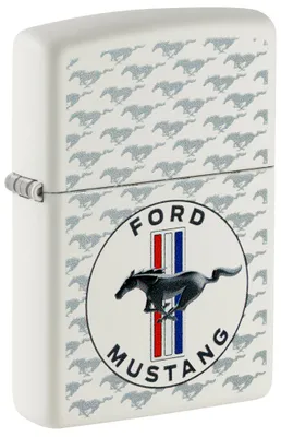 Produktbild von Zippo Feuerzeug 60006124 Ford Mustang Horse & Bars Sturmfeuerzeug robustes Sammlerstück