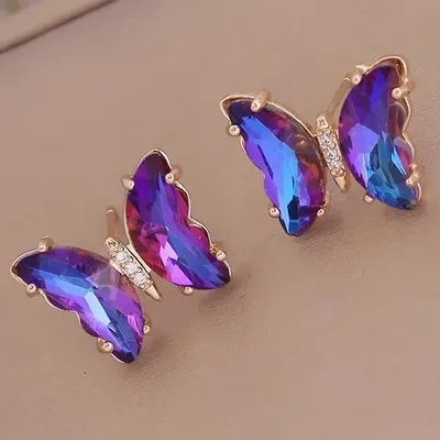 Produktbild von Ohrringe Lory in Lila - Stilvoller Schmuck für Empfindliche Haut KP29243