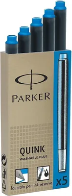 Obrázek produktu pro Inkoustové kazety Parker Z44, královská modř - Sada 2 kusů - Balení 5 kusů