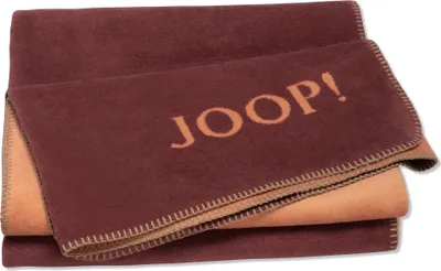 Produktbild von JOOP! Plaid Uni Doubleface Farbe Granat-Kupfer Größe 150 x 200