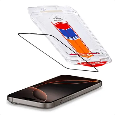 Productafbeelding van Accezz Gehard Glas Screenprotector + Applicator voor de Apple iPhone 16 Pro Max