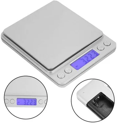 Zdjęcie produktu dla Cyfrowa waga kuchenna 500g - Precyzyjna elektroniczna waga do pieczenia z wyświetlaczem LCD