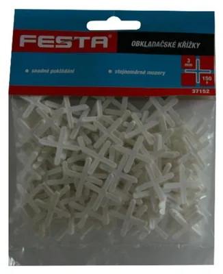 Produktbild von Plastikfliesenkreuze, 1,5 mm, 200 Stück