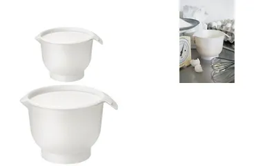 Produktbild von GastroMax Rührschüssel, 1,5 Liter, weiß