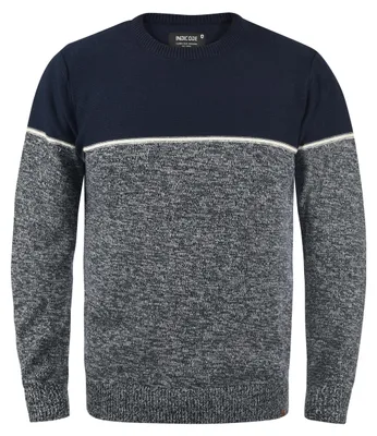 Produktbild von INDICODE IDLynn Herren Strickpullover Feinstrick Pullover mit Rundhalsausschnitt