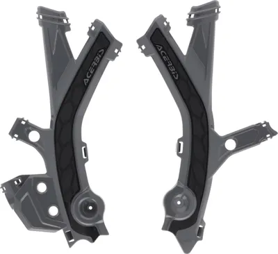 Productafbeelding van ACERBIS X-Grip framebescherming in grijs/zwart, geschikt voor Sherco