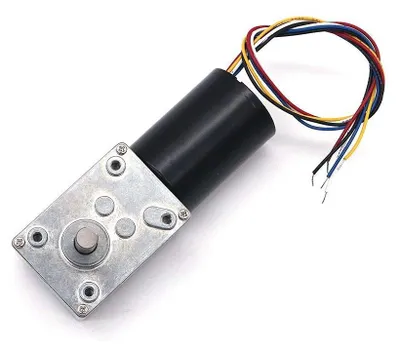 Bürstenloser Schneckengetriebemotor 12V 80 U/min Metall