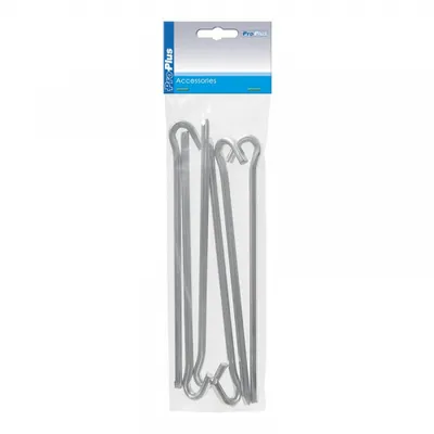 Immagine prodotto di Picchetto da roccia triangolo in metallo 23 cm 6 pezzi in sacchetto di plastica