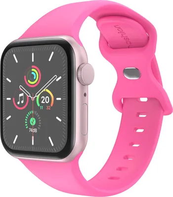 Produktbild von imoshion Silikon-Armband⁺ für Watch Series 1 t/m 9 / SE (38/40/41 mm) | Series 10 / 11 (42 mm) - Größe S/M - Barbie Pink