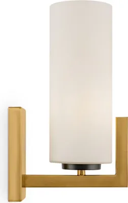 Produktbild von Maytoni Fortano Wandleuchte aus Messing & Glas E27 40W schwenkbar dimmbar