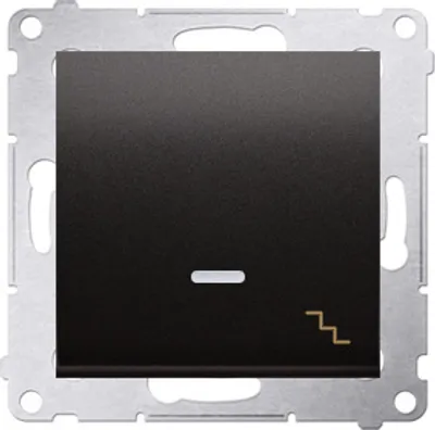 Produktbild von Treppenlichtschalter mit LED-Hintergrundbeleuchtung 10 AX, Anthrazit Simon54
