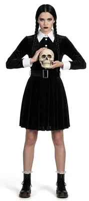 Produktbild von Wednesday - Schulmädchen Halloween Kostüm Damen Größe: 38