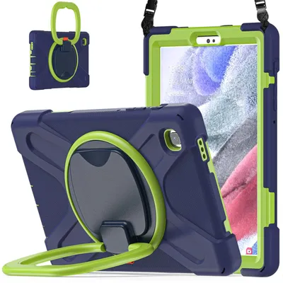 Image de Pour Samsung Galaxy Tab A7 Lite Hybrid Outdoor Blue Tablet Case Etuis Nouveau