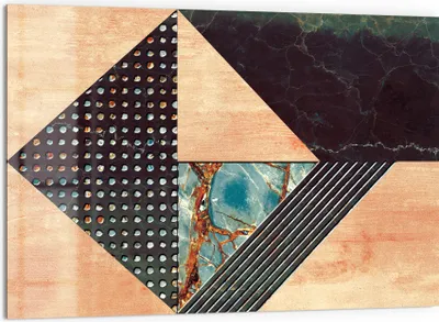 Zdjęcie produktu dla DEQORI Szklany panel kuchenny 60x40 cm "Dekoracyjny wzór płytek" panel łazienkowy splashback