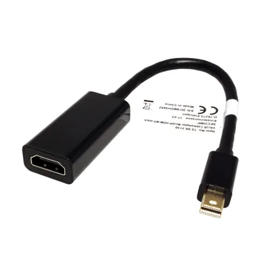 Obrázek produktu pro VALUE 12.99.3130, 0,15 m, Mini DisplayPort, HDMI Typ A (standardní), Samec, Samice, Přímý