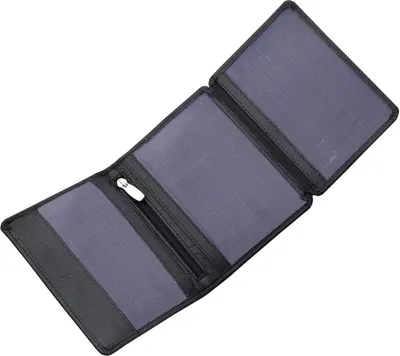 Produktbild von Minibrieftasche Portemonnaie Schwarz Hochformat Damen Herren Leder