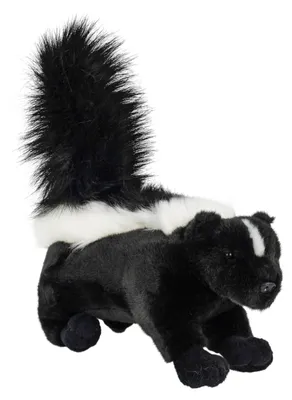 Produktbild von Kuscheltier Stinktier stehend 28 cm schwarz/weiß Plüschtier