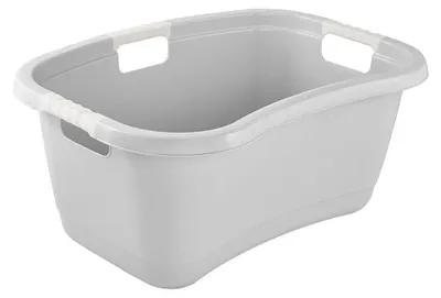 Obrázok produktu pre keeeper "janne" vanička na pranie, ergonomická, severská sivá robustná vanička na pranie v tvare detskej vaničky, s mäkkými držadlami, veľká - 1 kus (1078313000000)