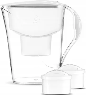 Produktbild von Dafi LUNA 3.3l weiß 2xUnimax Filterkanne