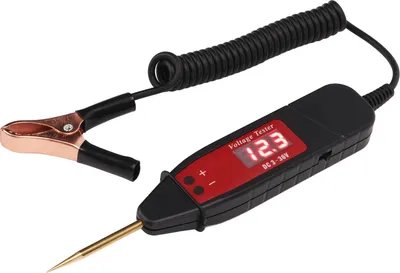 Zdjęcie produktu dla Tester obwodów samochodowych, cyfrowy wyświetlacz LCD, detektor sondy napięcia DC3-36V do konserwacji pojazdów