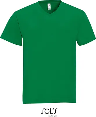 Produktbild von SOLs 11150 | V-Neck Herren Kurzarm T-Shirt Victory - Farbe: Kelly Green - Größe: S