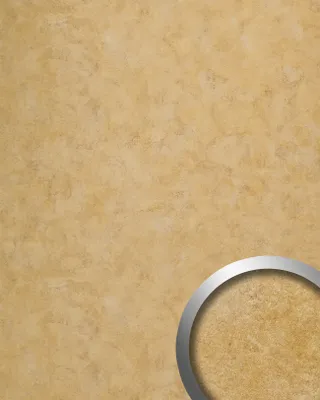Immagine prodotto di Pannello murale autoadesivo WallFace DECO 24557 vintage liscio oro lucido 2,6 m2