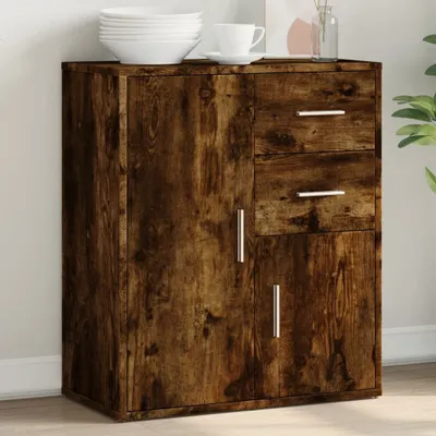 Immagine prodotto di vidaXL Credenza rovere affumicato 60x31x70 cm materiale a base di legno