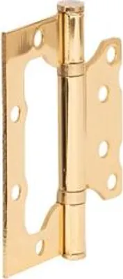 Produktbild von Türscharnier 100x75x2,5mm Messingbeschichtet
