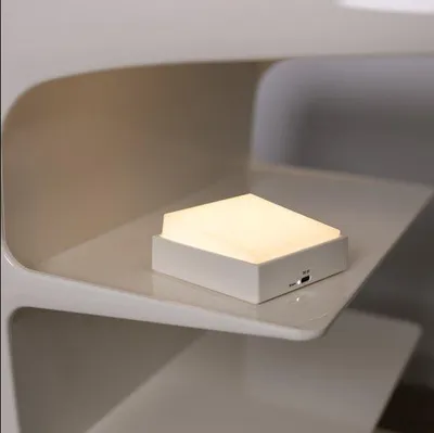 Immagine prodotto di Lampada da notte con regolatore di intensità, ricaricabile tramite USB, lampada da tavolo con funzione di regolazione dell'intensità e protezione per gli occhi, lampada con timer magnetico, ideale per il comodino in camera da letto