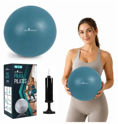 Zdjęcie produktu dla Piłka do pilatesu 25 cm wytrzymała mała piłka fitness do jogi treningu ćwiczeń w domu turkusowa