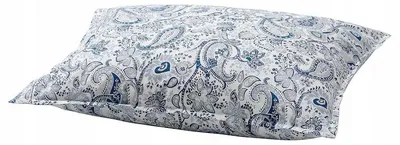 Produktbild von IKEA RODGERSIA Kissenbezug 50x60 cm Blau Baumwolle Viskose