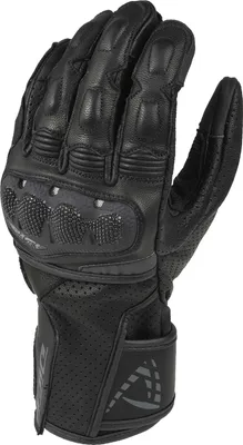 Image de Gants de moto perforés DIFI Timola, couleur noire, taille L