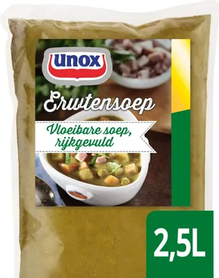 Produktbild von Unox Flüssige Erbsensuppe 2,5 Kilo