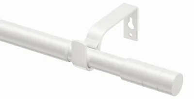 Obrázok produktu pre Výsuvná záclonová tyč, biela, dĺžka 72-220 cm