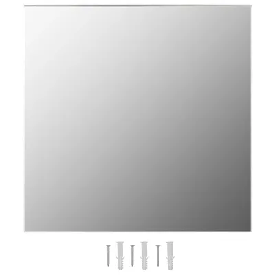 Immagine prodotto di Specchi da Parete 2 pz 60x60 cm Quadrati in Vetro