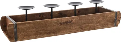 Immagine prodotto di 1.05 Candeliere dell'Avvento a forma di mattone - circa 60x15 cm - Modello: per candele a colonna