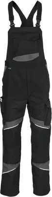 Produktbild von Kübler Activiq Baumwolle+ Latzhose schwarz/anthrazit Gr. 58