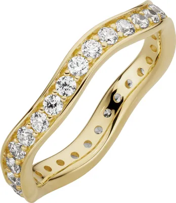 Produktbild von Orolino Ring 333/- Gold gelb 054 (17,2) Zirkonia weiß 067370156
