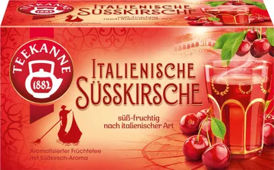 Produktbild von Teekanne Italienische Süsskirsche fruchtig süßer Früchtetee 55g