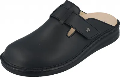 Produktbild von Finn Comfort Petare - Clog 1454-615099, Klettverschluss, Nuri - Glattleder, Schwarz 42