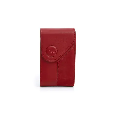 Produktbild von Lowepro Napoli Tasche Kamera - Rot - Leder Body - 101,6 mm Höhe x 63,5 mm Breite x 40,6 mm Tiefe