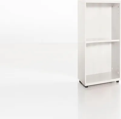 Produktbild von Aktenregal 2 OH, STETTIN-16 weiss, B x H x T: 40 x 77 x 34 cm