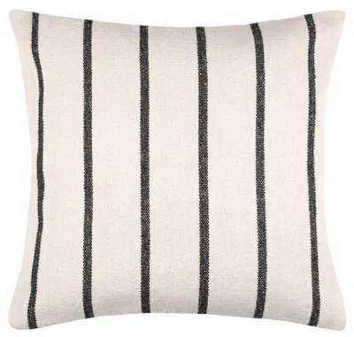 Produktbild von Dekokissen Streifen natur schwarz 50 x 50 cm mit Füllung