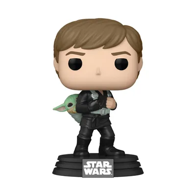 Produktbild von Figur Star Wars: The Book of Boba Fett - Luke Skywalker and Grogu (Funko POP! Star Wars 583)